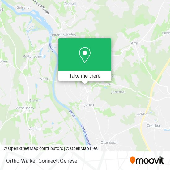 Ortho-Walker Connect map