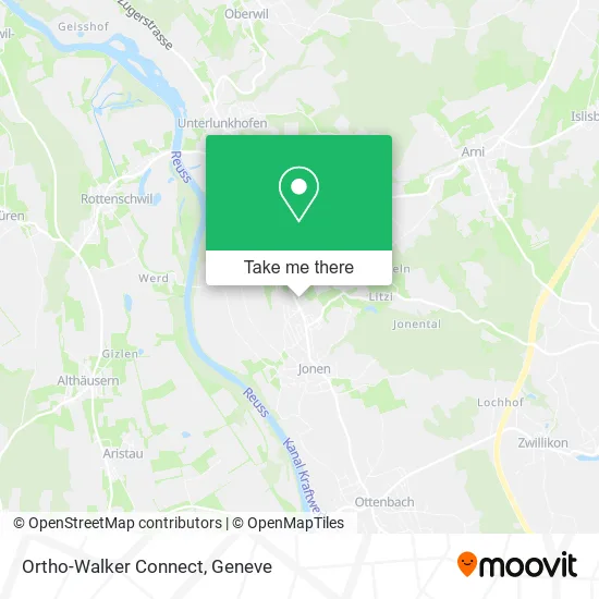 Ortho-Walker Connect map