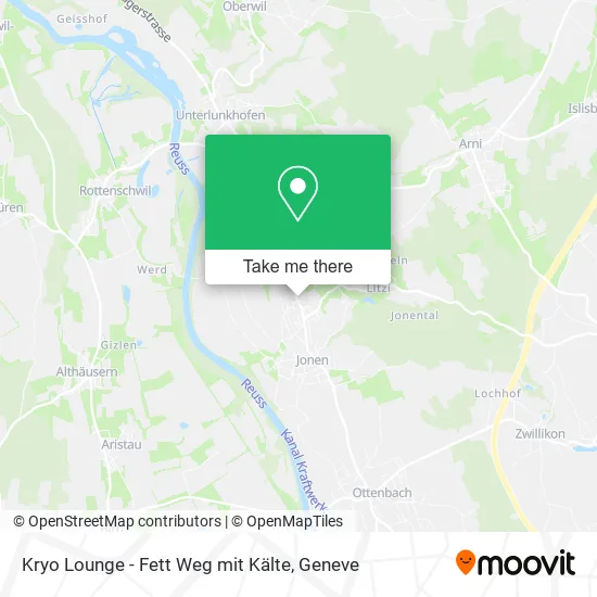 Kryo Lounge - Fett Weg mit Kälte map