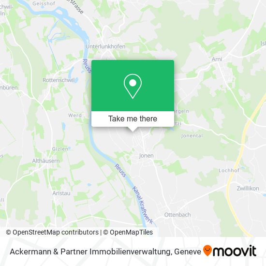 Ackermann & Partner Immobilienverwaltung map