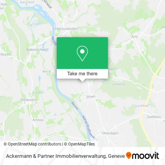 Ackermann & Partner Immobilienverwaltung map