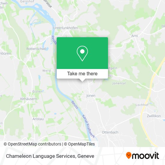 Chameleon Language Services map