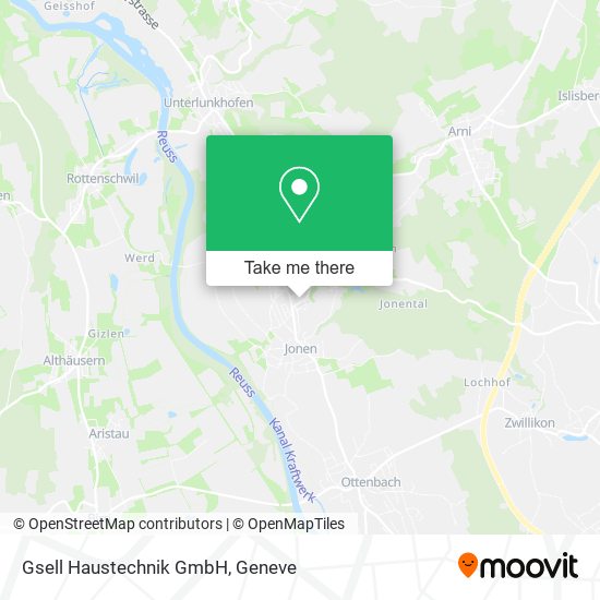 Gsell Haustechnik GmbH map