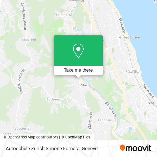 Autoschule Zurich Simone Fornera map
