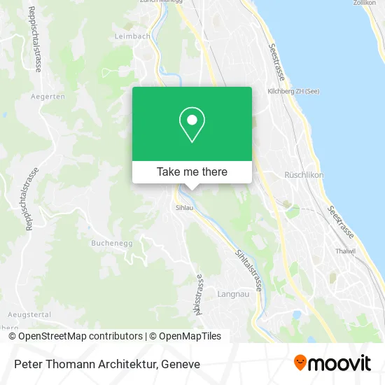 Peter Thomann Architektur map