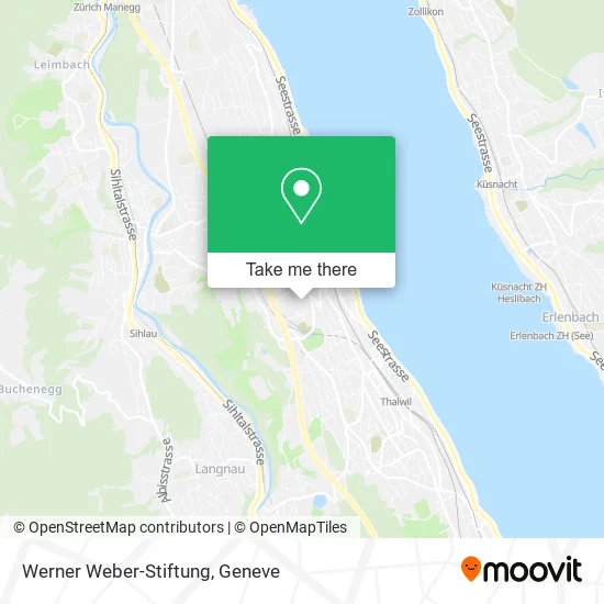 Werner Weber-Stiftung map