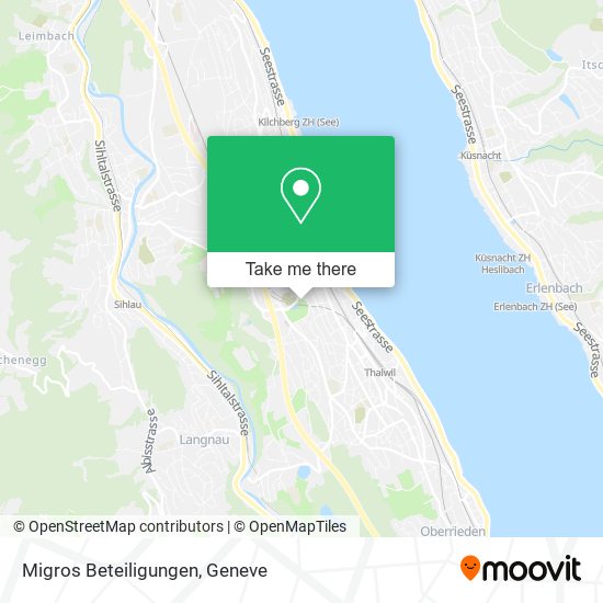 Migros Beteiligungen map