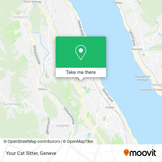 Your Cat Sitter map