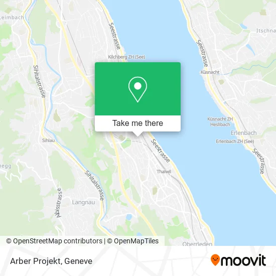 Arber Projekt map