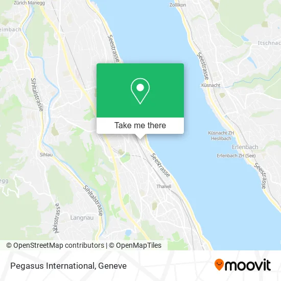 Pegasus International map