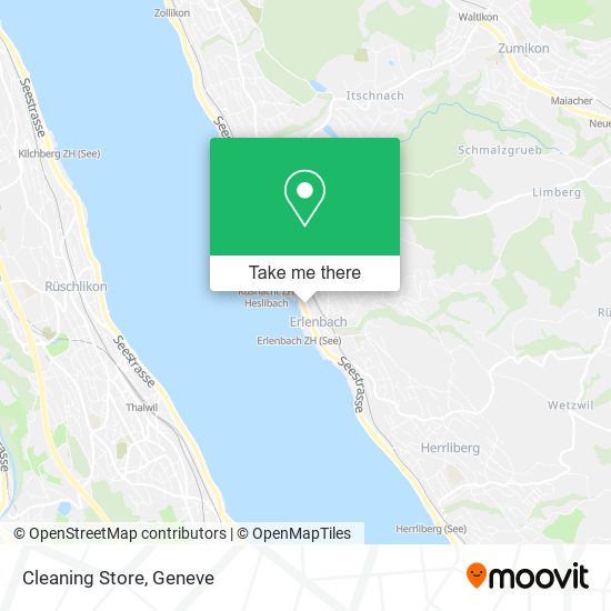 Cleaning Store map