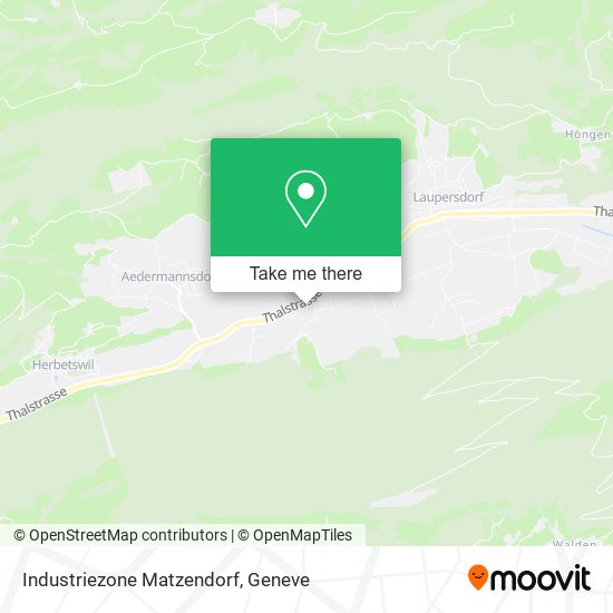 Industriezone Matzendorf map