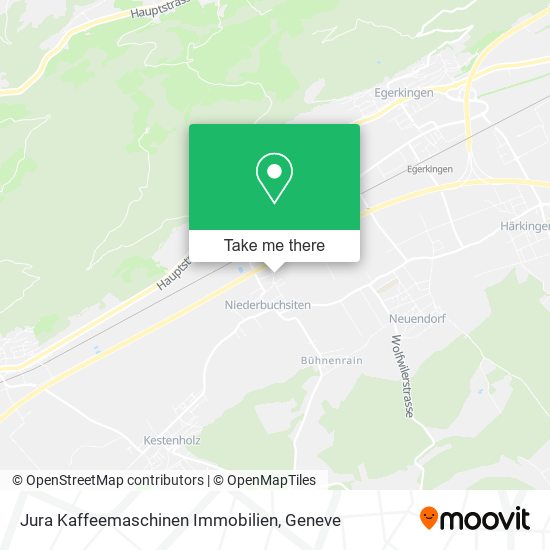 Jura Kaffeemaschinen Immobilien map