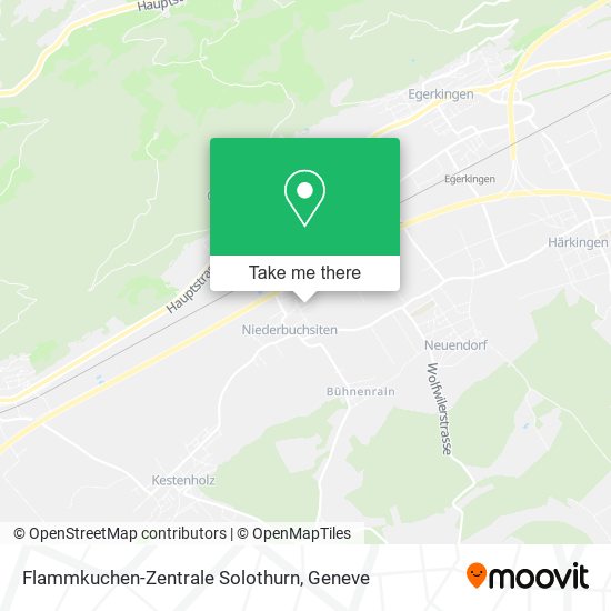 Flammkuchen-Zentrale Solothurn map