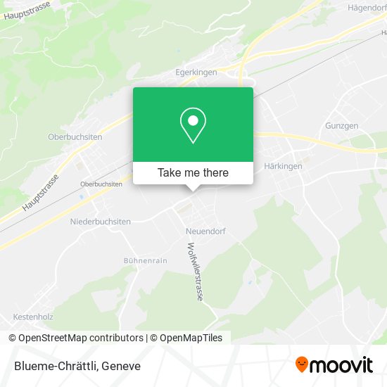 Blueme-Chrättli map