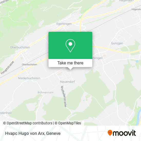 Hvapc Hugo von Arx map