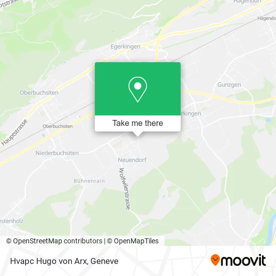 Hvapc Hugo von Arx map