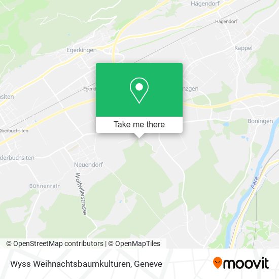 Wyss Weihnachtsbaumkulturen map