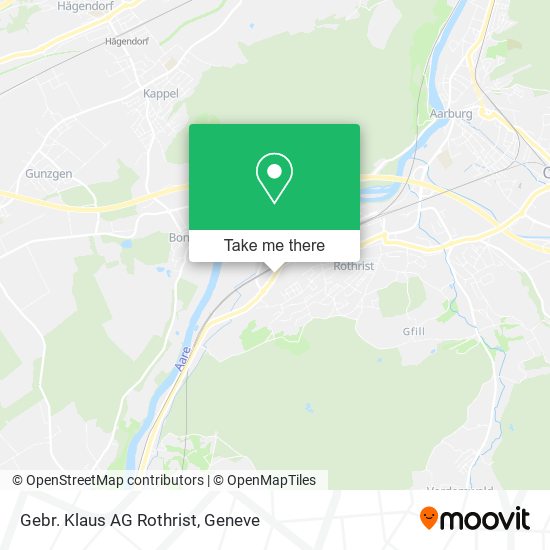 Gebr. Klaus AG Rothrist map