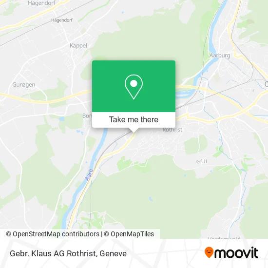 Gebr. Klaus AG Rothrist map