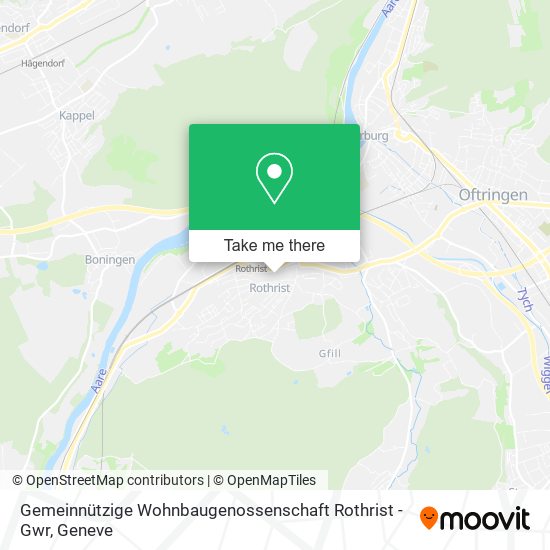 Gemeinnützige Wohnbaugenossenschaft Rothrist - Gwr map