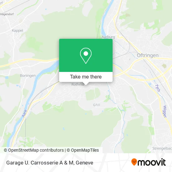 Garage U. Carrosserie A & M map