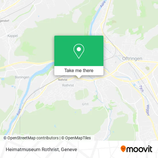 Heimatmuseum Rothrist map