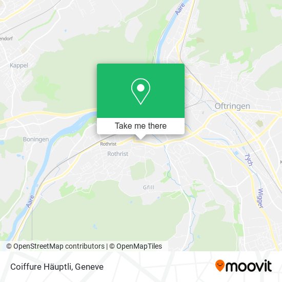 Coiffure Häuptli map