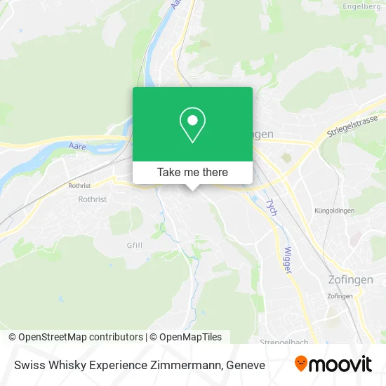 Swiss Whisky Experience Zimmermann map