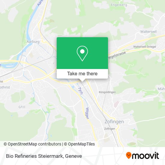 Bio Refineries Steiermark map