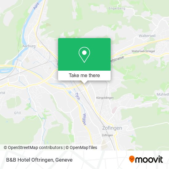 B&B Hotel Oftringen map