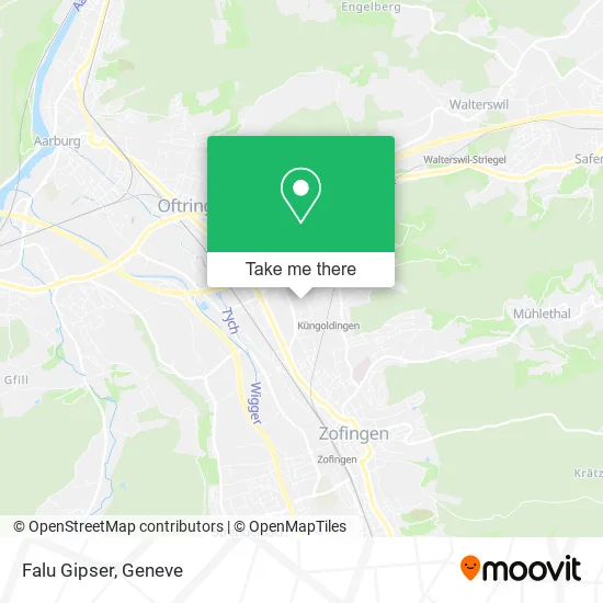 Falu Gipser map