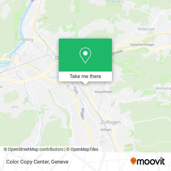 Color Copy Center map