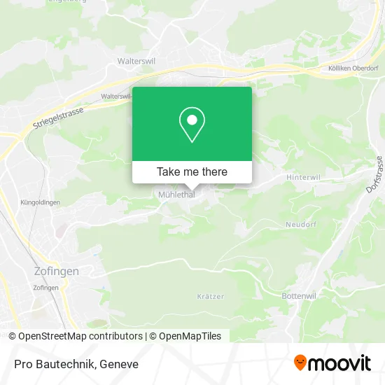 Pro Bautechnik map