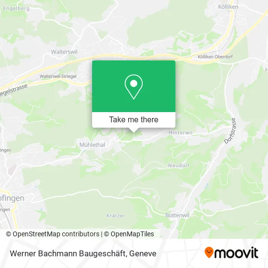 Werner Bachmann Baugeschäft map