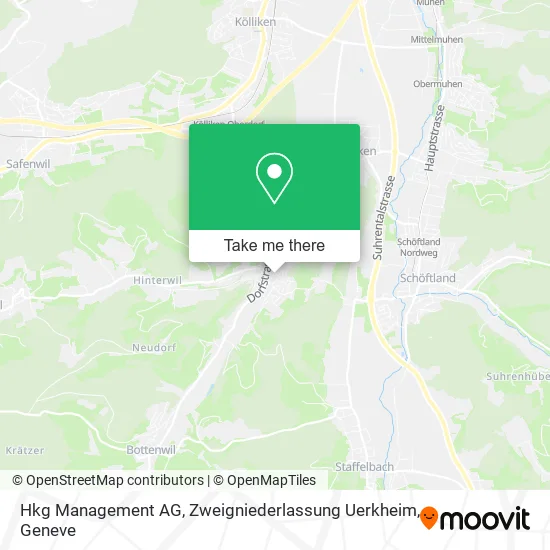 Hkg Management AG, Zweigniederlassung Uerkheim map