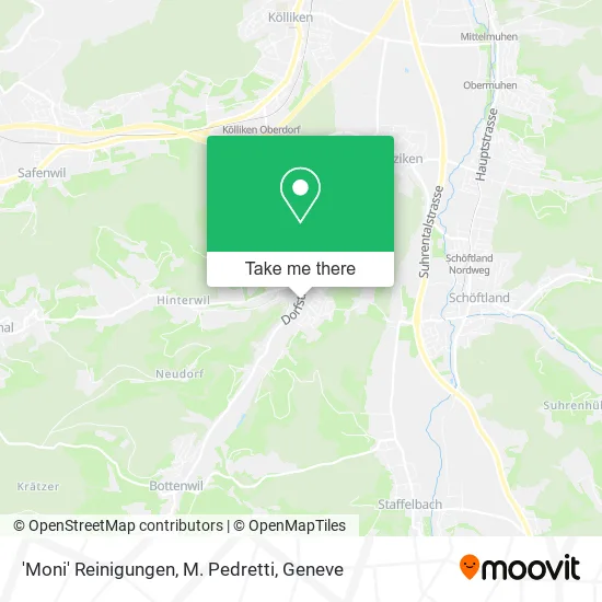'Moni' Reinigungen, M. Pedretti map
