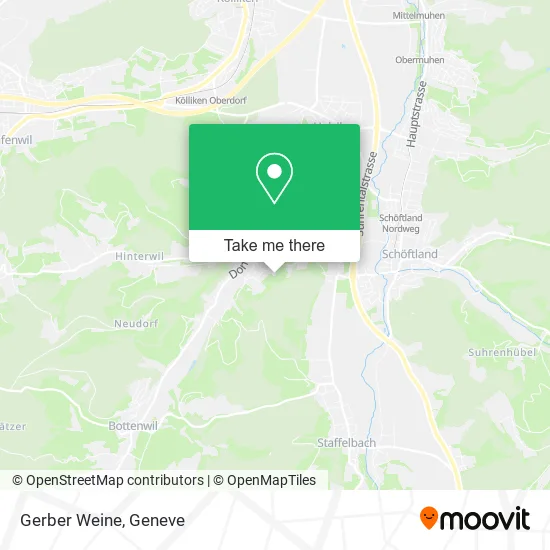 Gerber Weine map