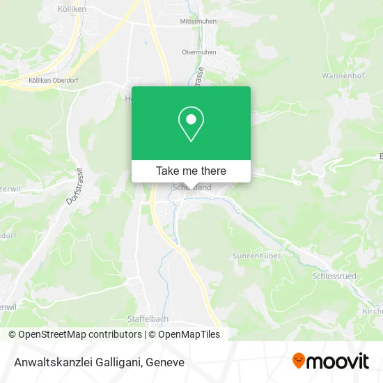 Anwaltskanzlei Galligani plan