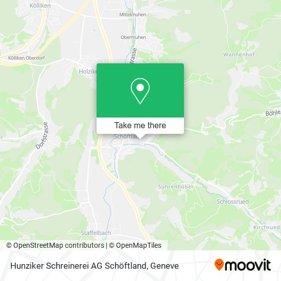 Hunziker Schreinerei AG Schöftland map