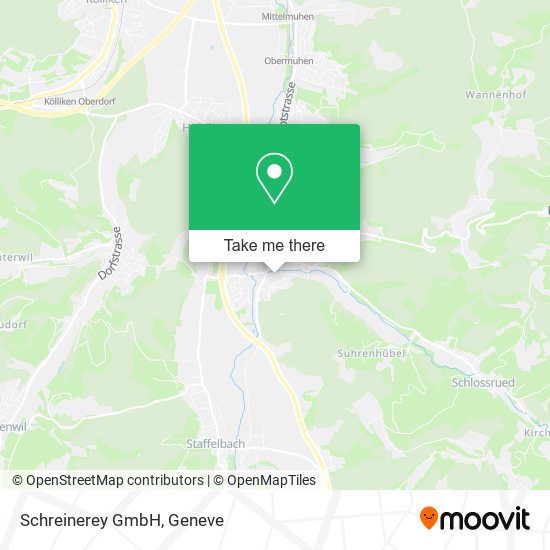 Schreinerey GmbH map