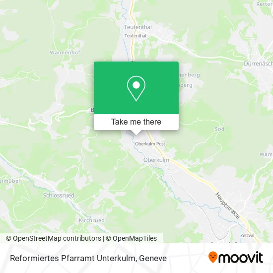 Reformiertes Pfarramt Unterkulm map