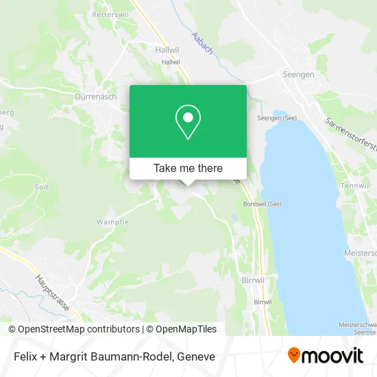 Felix + Margrit Baumann-Rodel map