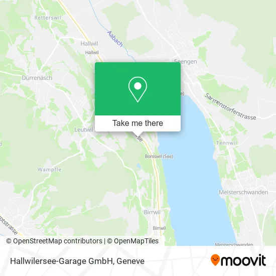 Hallwilersee-Garage GmbH map