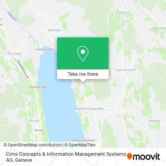 Cims Concepts & Information Management Systems AG map