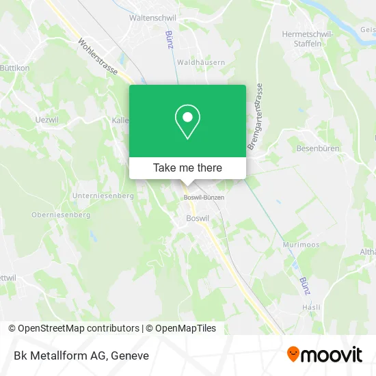 Bk Metallform AG map