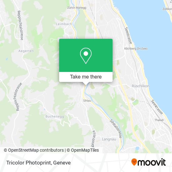 Tricolor Photoprint map