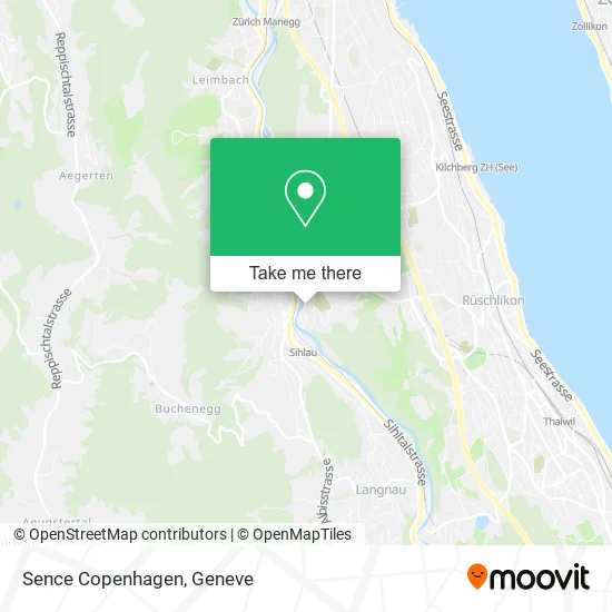 Sence Copenhagen map