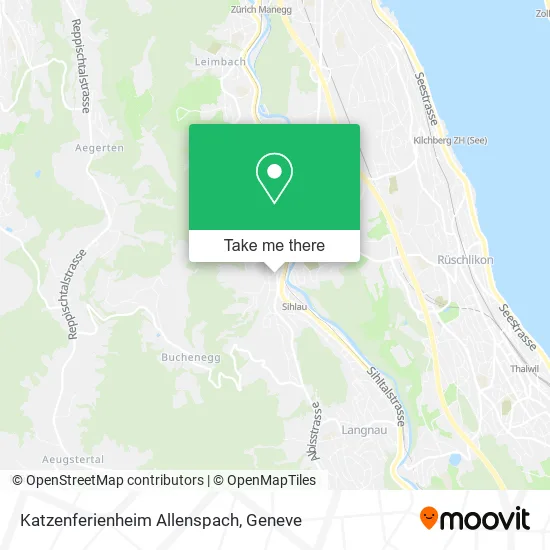 Katzenferienheim Allenspach map