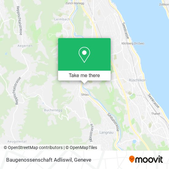 Baugenossenschaft Adliswil map